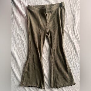 Ribbed Flare-Leg Leggings for Toddler Girls